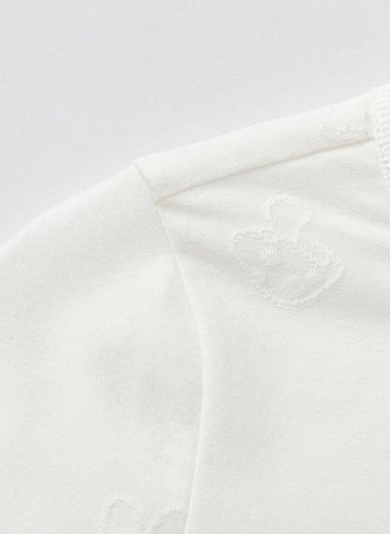 Balabala White Toddler Girls Round v-neck long-sleeved T-shirt for Women | Best Price UAE